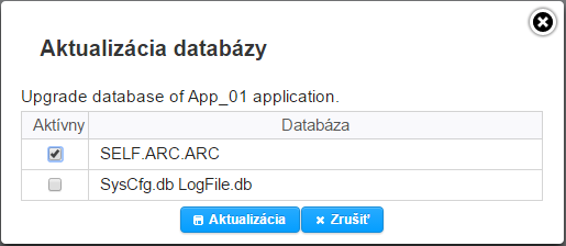 Povýšenie databázy