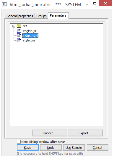 Konfiguračné dialógové okno Konfiguračné dialógové okno