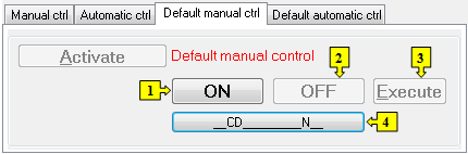 Default manual control tab Default manual control tab