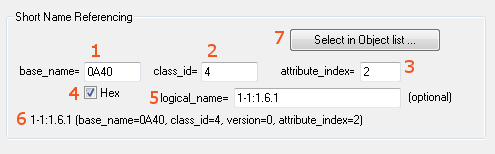 Configuration dialog box