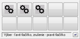 Okno na definovanie sekvencie bitových máp