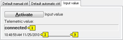 Input value tab