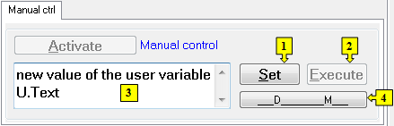 Manual control tab
