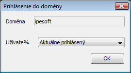 Prihlásenie do domény
