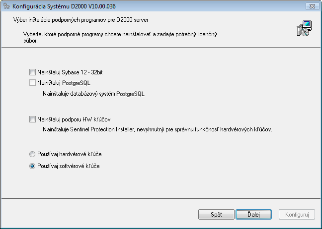 Označenie nainštalovania PostgreSQL Označenie nainštalovania PostgreSQL