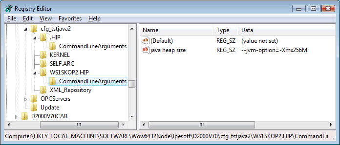 Nastavenie parametrov procesom 2