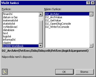 MS Excel - Vloženie funkcie