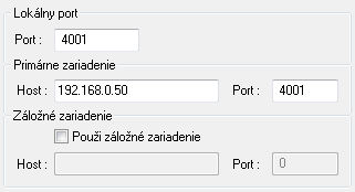 Konfigurácia D2000 linky