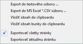 Popup - Ovládanie štruktúr