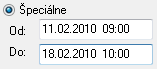 Definovanie vlastného časového intervalu Definovanie vlastného časového intervalu