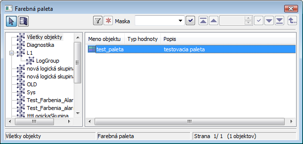 Výber farebnej palety