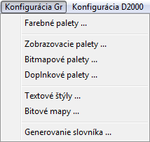 Ponuka Konfigurácia Gr