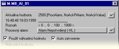 Spoločná časť ovládacích okien