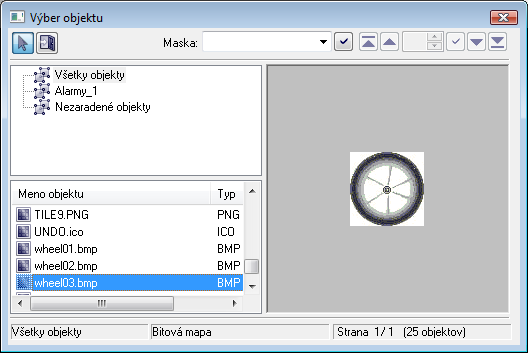 Zoznam bitových máp