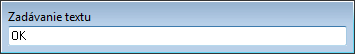 Zadanie textu pre tlačidlo Zadanie textu pre tlačidlo