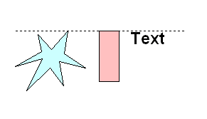 Objekty zarovnané na vrchný okraj