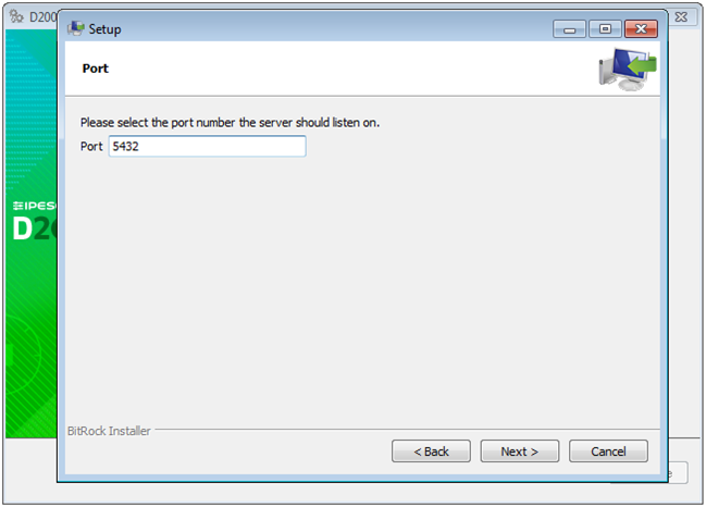 PostgreSQL installation - setting port PostgreSQL installation - setting port