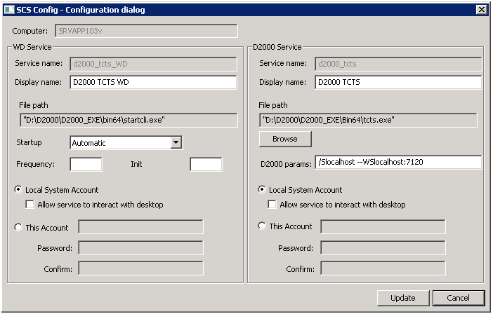 Creating a configuration
