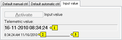 Input value Input value
