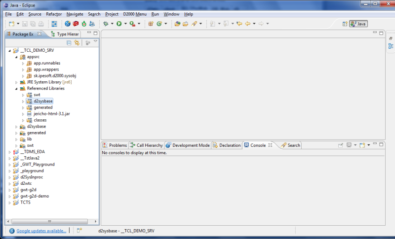 Setting the parameter Properties