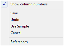 Kontextove menu Kontextove menu