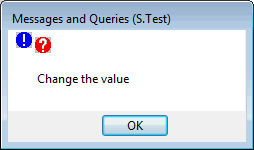 Message action dialog Message action dialog