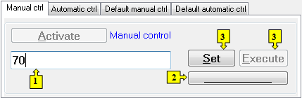 Manual control tab