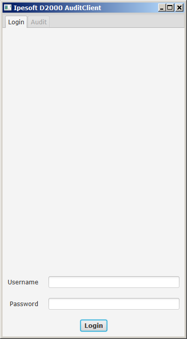 AuditClient prihlásenie