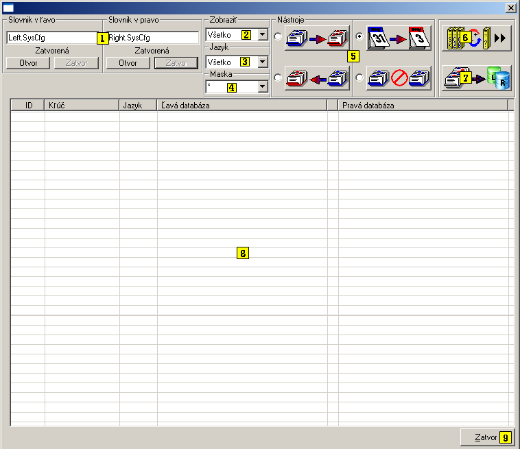 Synchronisation of dictionaries