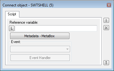 Connect object palette Connect object palette