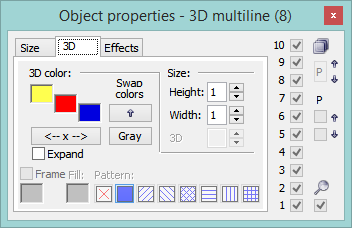 Configuration of parameters Configuration of parameters