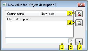 New Value Dialog Box