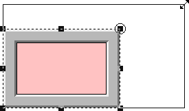 Resizing a graphic object - point 3