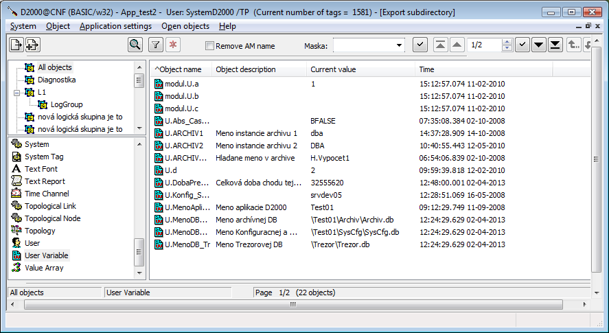 Export subdirectory Export subdirectory