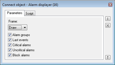 Connect object palette Connect object palette