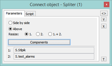 Pripojenie objektov Pripojenie objektov
