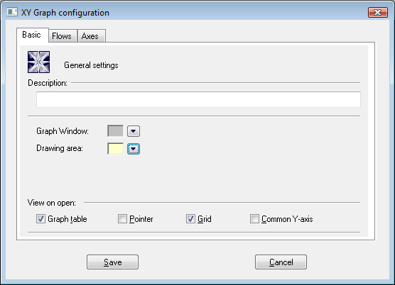 XY Graph configuration - tab Basic