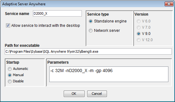 Db server parameter
