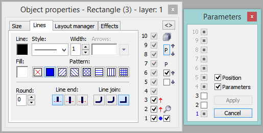 Copying the parameters between the layers
