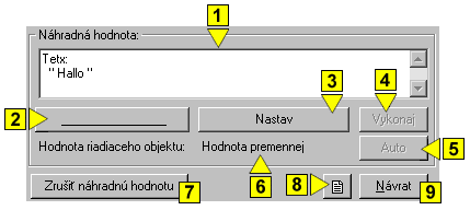 Náhradná hodnota textových vstupov